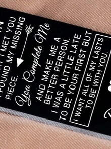 Móc khóa kim loại thời trang Móc khóa họa tiết thời trang làm quà tặng Móc khóa du lịch hợp thời trang Phụ kiện túi xách có khẩu hiệu đồ họa Móc khóa thời trang để trang trí chìa khóa Quà tặng Phụ kiện trang trí cho bé gái tuổi teen Phụ nữ Sinh viên đại học Tân binh & Nhân viên văn phòng Móc khóa ngày lễ tình nhân - màu đen - Xem 4