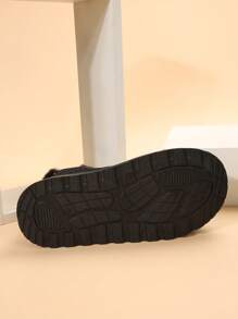 女式冬季雪靴,新款厚底短毛絨黑色踝靴