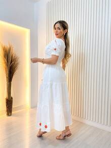 Women Dresses - 白色 - 查看 3