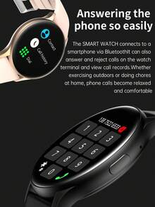 1.43 Inch Smart Watch Sports Watch Heart Rate Monitor Blood Pressure Smart Bracelet for Android IOS For Men Women - Black - View 5