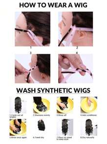 Pre stretched woven hair extension 26 inch knot free box braid professional synthetic crochet woven natural EZ braid black wine hair bundle - Multicolor - View 9