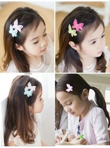 14 chiếc kẹp tóc hình bướm đính ngọc trai giả dành cho thiếu nữ - Nhiều màu - Xem 6