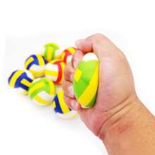 1 st. Mini Volleyboll Skum Boll Svamp Boll Elastisk EVA Boll Leksak Stressavlastning Stressboll - Multifärgad - Visa 4