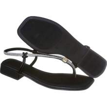 Women Flat Sandals - 黑色 - 查看 2
