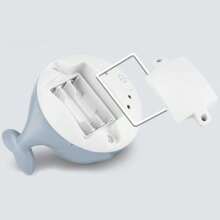 1 件夏季电动运动传感器洒水鲸鱼沐浴玩具带照明，旋转水上游乐玩具，婴儿生日礼物，沐浴玩具帮助宝宝享受沐浴时光 - 白色 - 查看 2