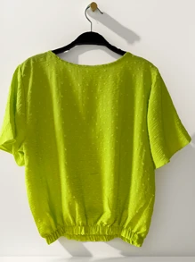 Women Tops - Màu xanh chanh - Xem 2