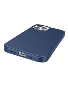 磁吸液態矽膠殼，支持 iPhone 15/15plus/15 Pro/15 Pro Max，並具有全鏡頭覆蓋，防震純色手機保護殼，可兼容磁吸充電 - 黑色 - 查看 3