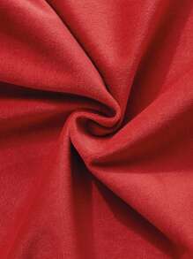 1 件红色天鹅绒窗帘，适合家庭客厅卧室装饰 - 紅色 - 查看 6