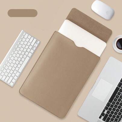 13/13,3/14 tums laptopfodral, multifunktionell bärbar surfplattaväska, PU-fodral för bärbar dator, skyddande fodral för surfplatta och iPad, organiseringspung