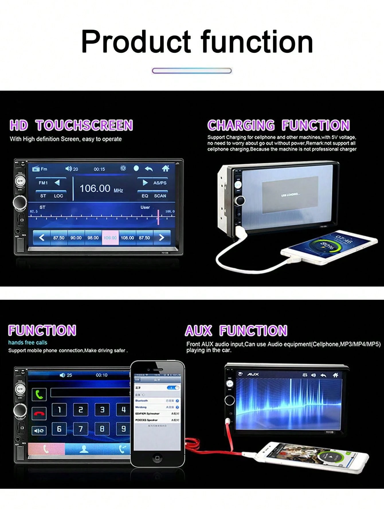 Télécommande stéréo audio voiture JVC KDMK79RF KDMK88RF neuve d'origine