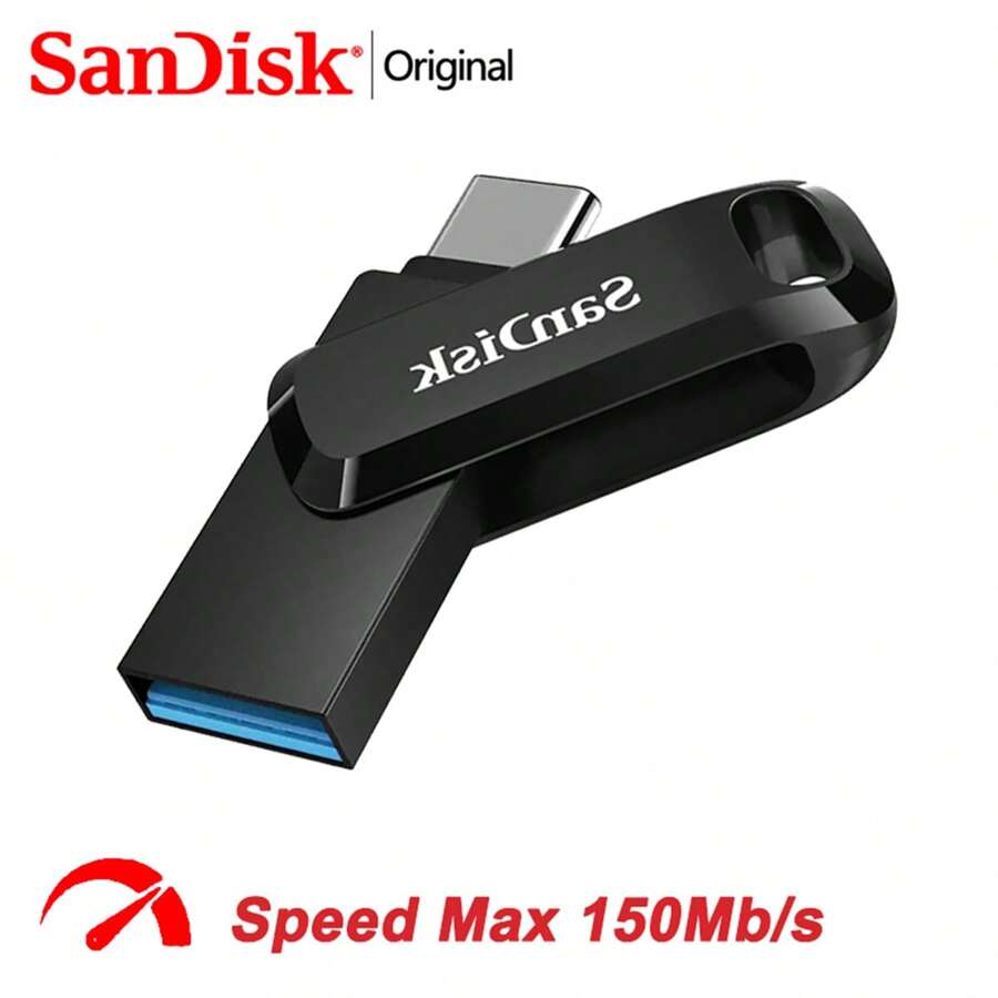 SANDISK 隨身碟 Usb 隨身碟 Otg Usb 3.2 Type-c 32gb 64gb 256gb 512gb Pendrive 128gb Pen Drive 256gb 適用於手機平板電腦 Sdddc3