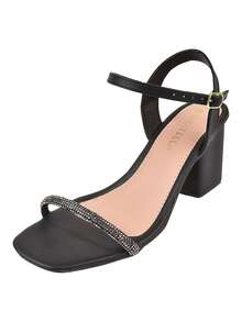 Women Heeled Sandals - màu đen - Xem 3