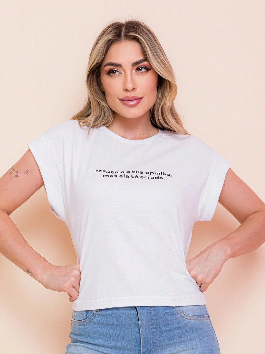 Women T-Shirts - 白色 - 查看 1