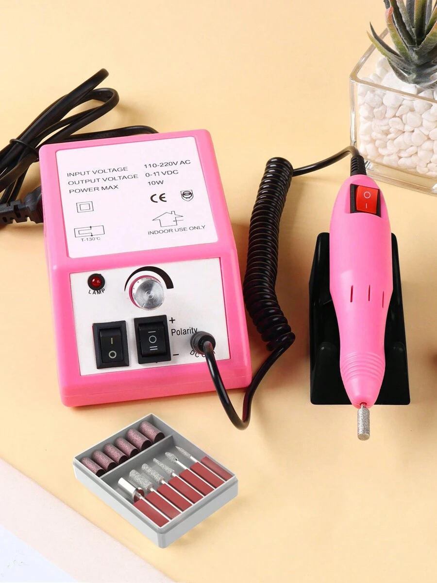 DianaBeauty Professional Nail Filing Set, Electric Nail File, Nail File, Gel Exfoliant, Nail Polishing Tool