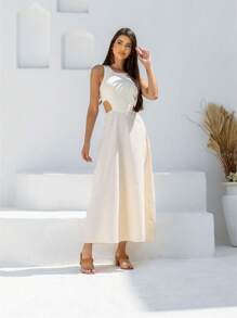 Women Dresses - Màu be - Xem 1