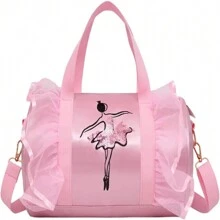 Pink Girls' Dance Shoulder Bag Sport Bag Sports Bag - Pink - View 1