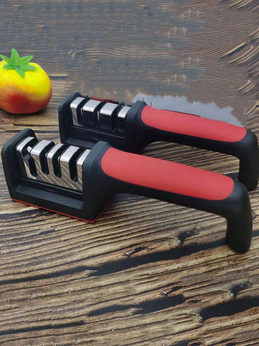 1 Miếng , Mài dao 4 Chuyên nghiệp Phòng bếp Đá mài Máy xay Đá mài Tungsten Gốm sứ Mài gọt bút chì Công cụ - màu đen - Xem 1