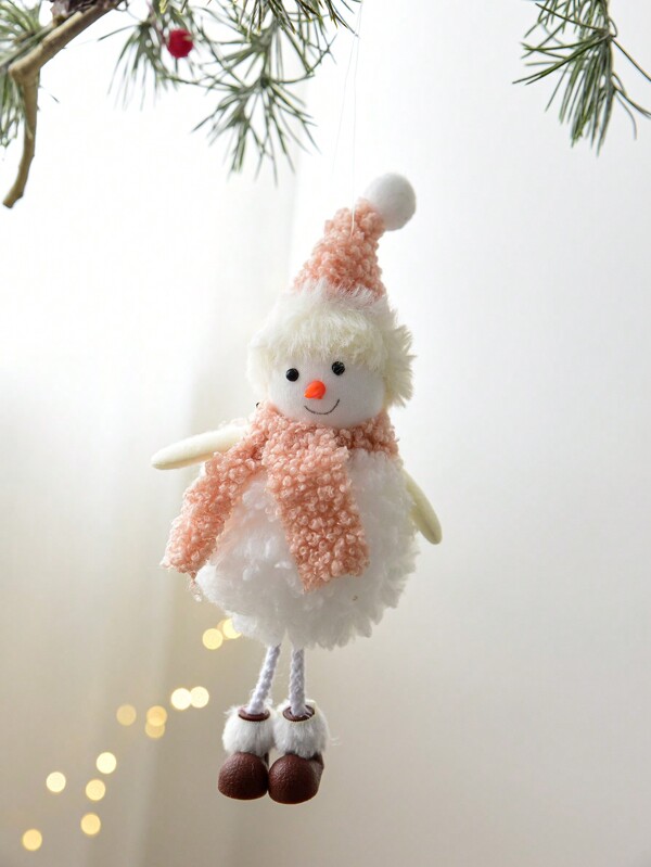 1pc Fabric Christmas Doll Plush Toy Festival Decoration Ornament, Christmas Decor