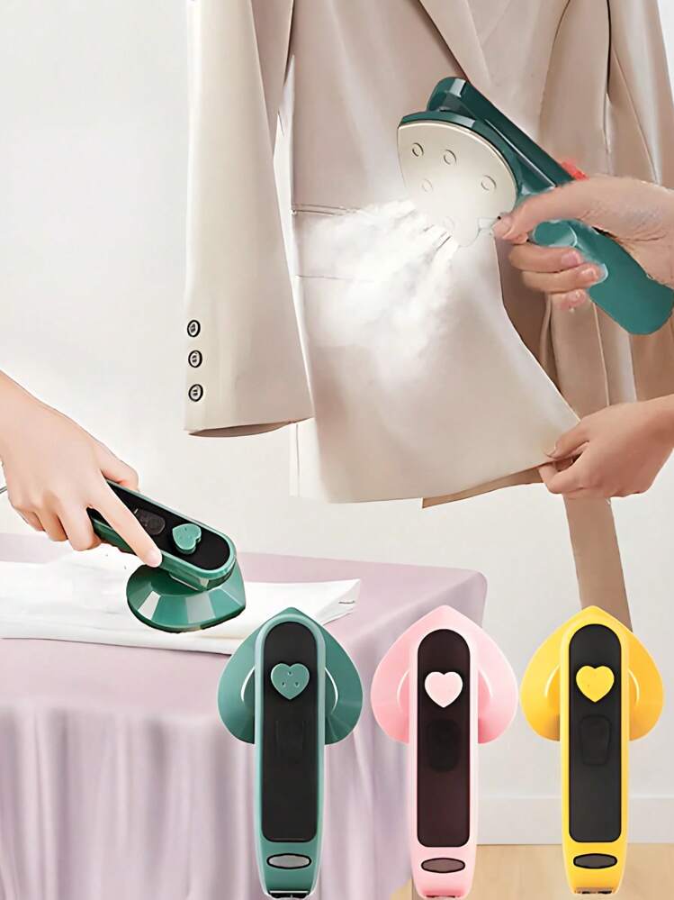 Mini Plancha Portatil Viajera Para Ropa Con Diseño De Corazon. Plancha Para Ropa Manual. Varios Colores. | Moda de Mujer | SHEIN México