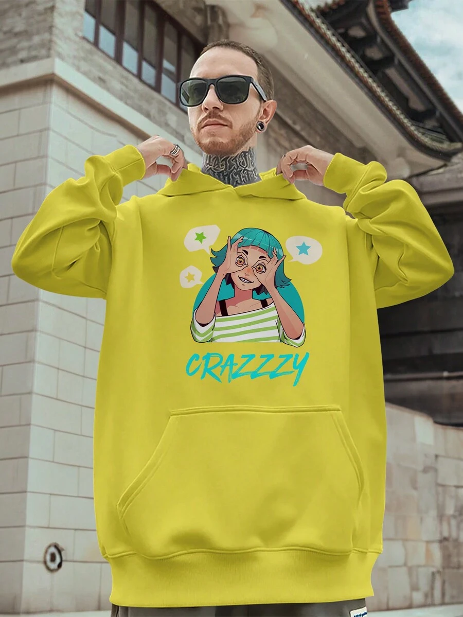 Men Sweatshirts - Màu vàng - Xem 1