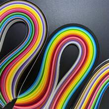 260stripes 39cm/15.35inch DIY Craft Paper Colorful Quilling Paper DIY Hand Craft Quilling Tools Origami Paper 3/5/7/10mm Width 26 Colors - Multicolor - View 2