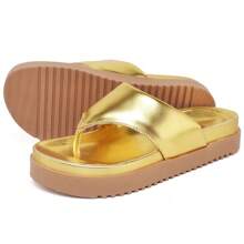 dubuy Women Flip-Flops - Dorado - Ver 4