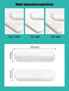 4pcs Silica Gel Moisture-absorbent Drying Bars For Food Storage - White - View 3