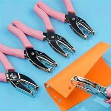 1 Stück DIY Locher Herz/Stern/Kreisform Lochform tragbarer Metall Papierlocher für Studenten und Bastelarbeiten Schulanfang, Schulanfang, Schulbedarf