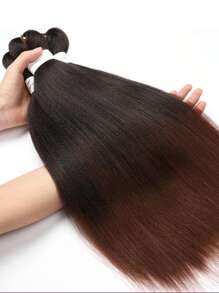 Pre stretched woven hair extension 26 inch knot free box braid professional synthetic crochet woven natural EZ braid black wine hair bundle - Multicolor - View 4