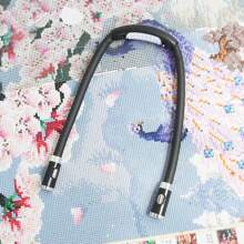 1個隨機顏色鑽石畫工具led頸部閱讀燈4種模式讀書燈柔軟的免提led頸燈抱讀燈小說led夜燈手電筒 - 彩色 - 查看 7