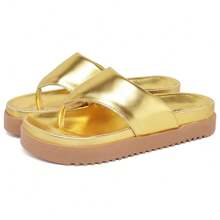 dubuy Women Flip-Flops - Dorado - Ver 1