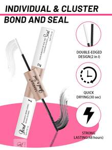 Sanishi Lashes DIY 睫毛延长套装，240 件/套，单根睫毛延长 8-14 毫米 C 卷曲，睫毛胶去除剂 - 黑色 - 查看 4