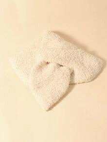 1套 米色pom Pom毛絨兒童帽子圍巾手套套裝 舒適兒童針織品套裝,跨境 兒童必備防寒配飾 保暖舒適兒童針織品套裝 流行保暖兒童冬季針織套裝 - 米色 - 查看 8