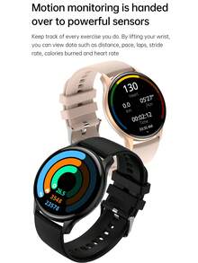1.43 Inch Smart Watch Sports Watch Heart Rate Monitor Blood Pressure Smart Bracelet for Android IOS For Men Women - Black - View 1