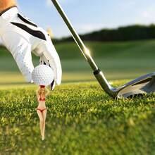 6pcs Novelty Plastic Golf Ball Markers, Great For Golf Enthusiasts - Multicolor - View 4