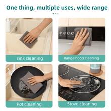 1 Cuộn 25 Chiếc Khăn Lau Nhà Bếp Dây Thép Chống Trượt Khăn Lau Rửa Bát Dùng Một Lần, Thay Thế Cho Len Thép, Không Trầy Xước, Không Dính, Có Thể Sử Dụng Trong Nửa Năm - Một cuộn giẻ lười màu xám - Xem 4