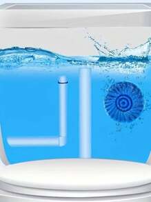 10 件/包蓝色泡沫马桶清洁剂，带茉莉花香味，家庭清洁用品，香味块，随机旧/新包装 - 藍色 - 查看 4