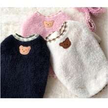 新款寵物衣服適用於小狗和貓,受歡迎型號適用於秋天和冬天,保持溫暖,合適的適用於,和 - 白色 - 查看 1