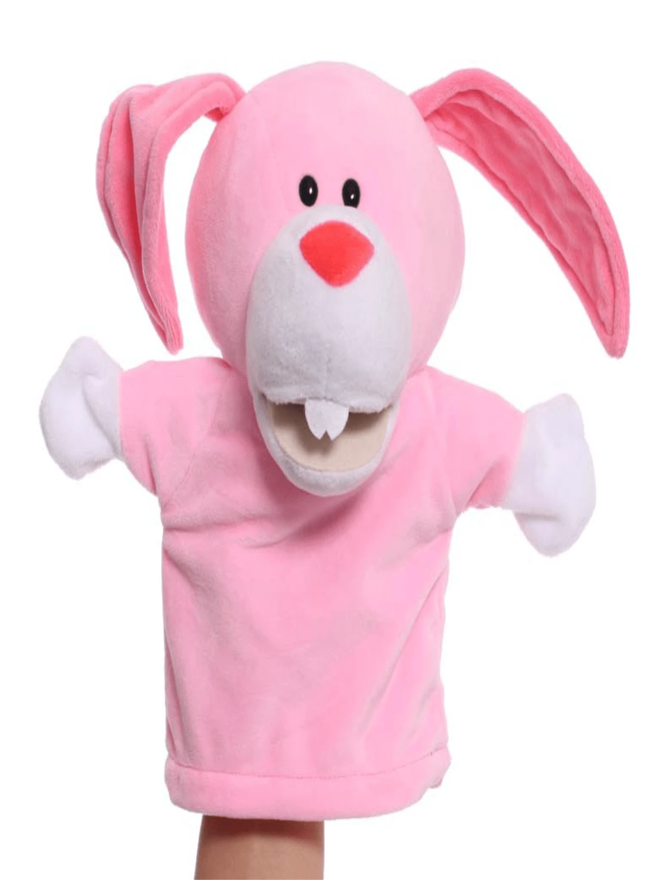 25cm Rabbit Plush Toy Hand Puppet Doll With Movable Mouth | SHEIN USA