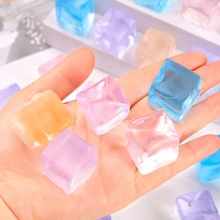 5 件裝冰塊風格擠壓玩具,緩解壓力或煩躁樂趣;隨機顏色 - 顏色隨機 - 查看 2