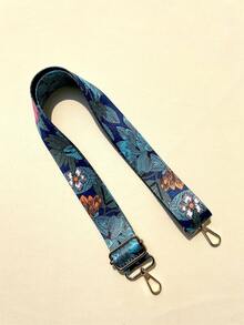 Nylon Belt Bag Straps For Women Shoulder Messenger Bags Adjustable Wide Strap Parts For Accessories - Blue - View 2