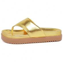 dubuy Women Flip-Flops - Dorado - Ver 3