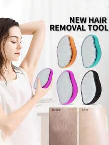 Ladies Epilator Painless Physical Crystal Hair Remover Eraser Glass Hair Remover Safe Easy Cleaning Hair Removal Tool Depilation