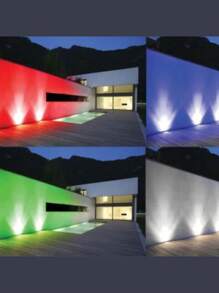 IMPORTEEK Lampara Led Rgb Reflector Iluminación Color 30w + Control - Multicolor - Ver 4
