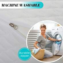 MeMoreCool Mattress Wedge Lifter, Wedge Bed, Mattress Riser, Bed Wedge Under Mattress, Bed Wedge Acid Reflux, Queen Bed Wedge, Mattress Elevator Wedge - Màu be - Xem 4