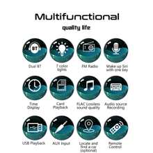 Auto Estereo Reproductor Mp3 1 Din Con Bluetooth Y Auxiliar Para Auto Con Luz De 7 Colores JSD-520 - Negro - Ver 2