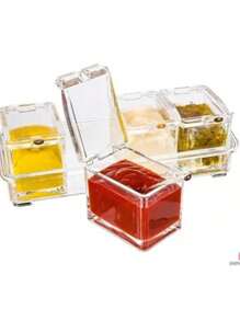 Multipurpose Condiment Storage Organizer Spice Rack - Verschiedenfarbig - Übersicht 10