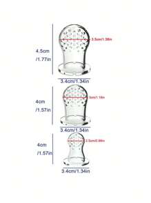 1pc Blue Infant & Toddler Food-grade Silicone Fruit & Vegetable Supplementary Feeding Mesh Bag, Perfect For Chewing, Grinding Teeth And Daily Feeding