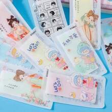 夏季降溫貼，適用於學生上課，訓練，防止中暑，退燒，隨機包裝設計 - 兔兔女孩款 - 查看 2