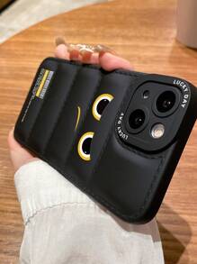 有趣的單眼兔卡通羽絨服 TPU 塗裝手機殼，適用於蘋果 iPhone 與小米紅米 - 彩色 - 查看 5